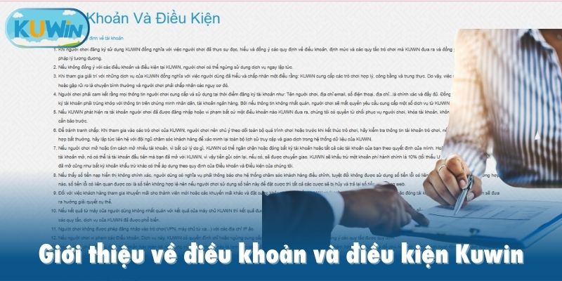 Giới thiệu về điều khoản và điều kiện Kuwin
