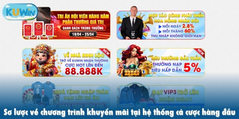 Sơ lược về chương trình khuyến mãi tại hệ thống cá cược hàng đầu